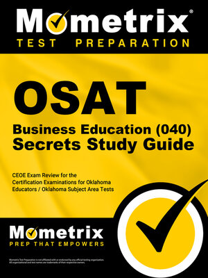 cover image of OSAT Business Education (040) Secrets Study Guide